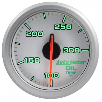 Image 1 for Auto Meter 9140-UL Silver AirDrive Series Oil Temp Gauge
