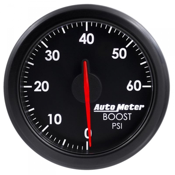 Image 1 for Auto Meter 9160-T Black AirDrive Series Boost Gauge