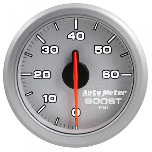 Image 1 for Auto Meter 9160-UL Silver AirDrive Series Boost Gauge