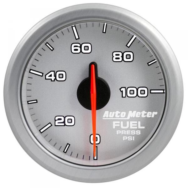 Image 1 for Auto Meter 9171-UL Silver AirDrive Series Fuel Pressure Gauge