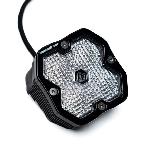 Image 1 for Baja Designs Squadron 2.0 Sport Clear Work/Scene Angle Mount LED Auxiliary Light Pod 55-2006-2