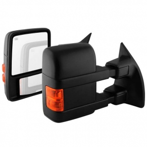 Spyder XTune 9935831 Extendable Power Adjust Smoke LED Mirror Set