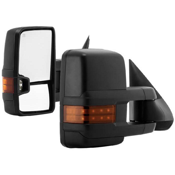 Spyder XTune 9936685 G2 Power Heated Amber LED Telescoping