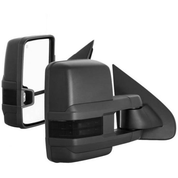 Spyder XTune 9936739 G2 Power Smoke LED Signal Telescoping Mirror