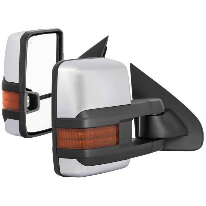 ＧＭ Spyder XTune 9936777 G3 Chrome Power Amber LED Telescoping Mirror