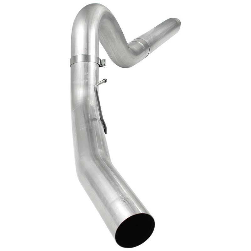 aFe ATLAS 5in DPF-Back Alum Steel Exhaust System w/Polished Tip 19-20 Ram Diesel Trucks L6-6.7L (td)