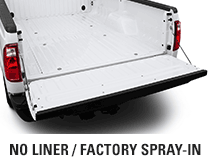 Factory Spray-in or NO Bed Liner
