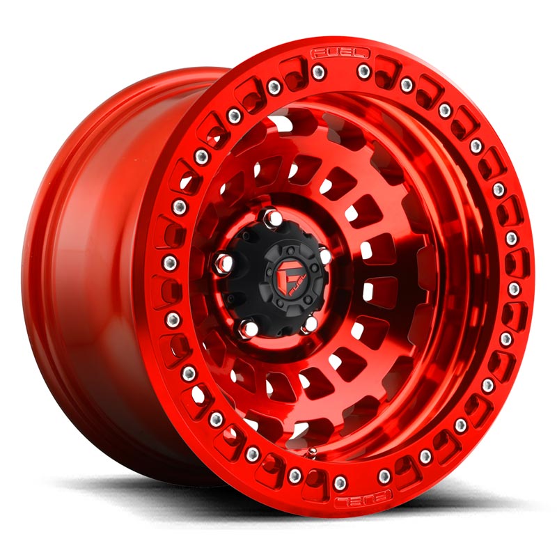 Fuel D10017907536 Zephyr Beadlock D100 1-PC Wheel - Candy Red | XDP