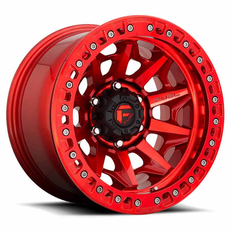 Fuel D11317907536 Covert Beadlock D113 1-PC Wheel - Candy Red | XDP
