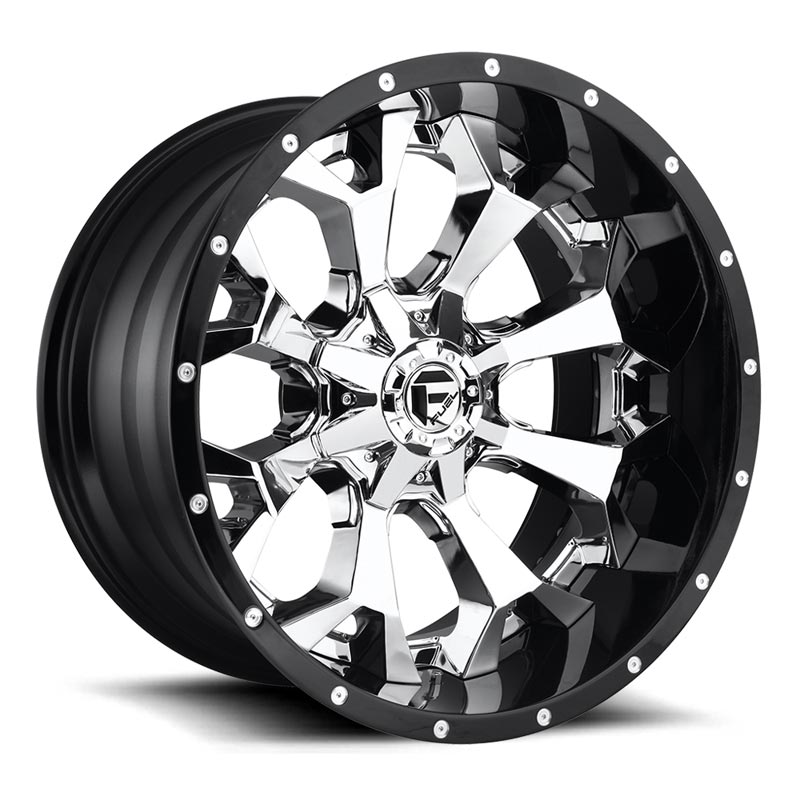 Fuel Assault D246 2-PC Wheel - Gloss Back - Chrome | XDP