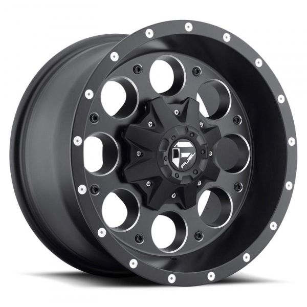 Image 1 for Fuel Revolver D525 1-PC Wheel - Matte Black - Milled