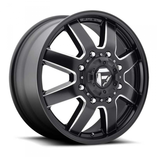 Image 1 for Fuel Off-Road Maverick Front Dually Wheel - Black & Milled