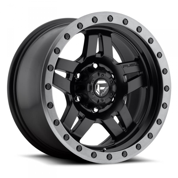 Fuel Anza D557 1-PC Wheel - Matte Black - Gunmetal Ring | XDP