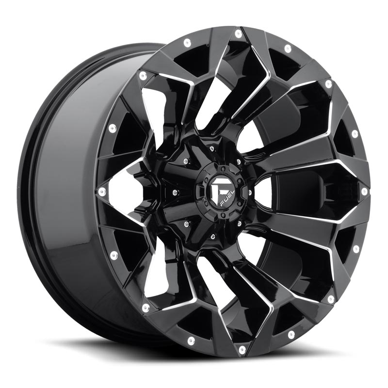 Fuel D57617909849 Assault D576 1-PC Wheel - Gloss Black - Milled | XDP