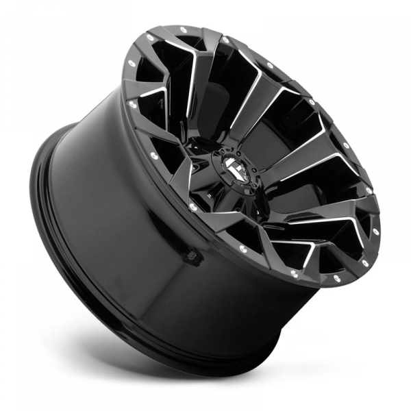 Fuel D57617909849 Assault D576 1-PC Wheel - Gloss Black - Milled | XDP