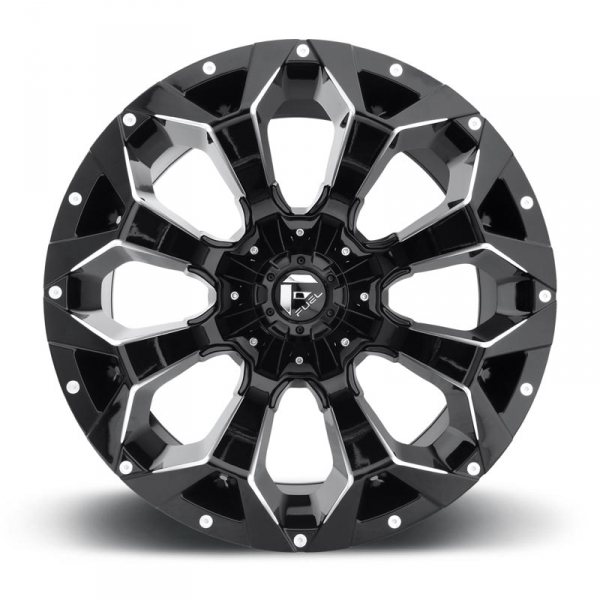 Fuel Assault D576 1-PC Wheel - Gloss Black - Milled | XDP