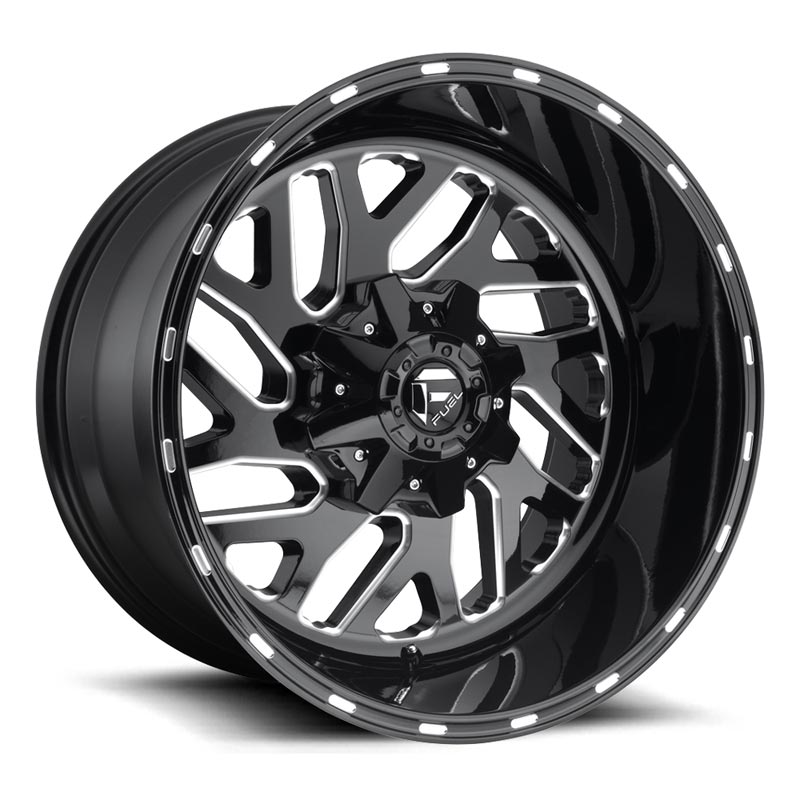 Fuel D58120901857 Triton D581 1-PC Wheel - Gloss Black - Milled