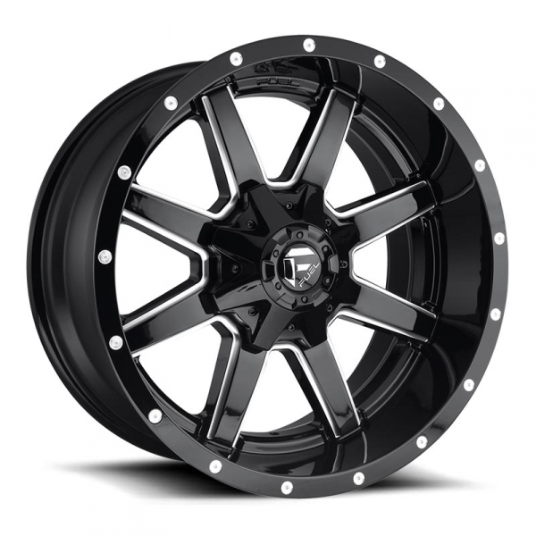 Image 1 for Fuel Maverick D610 1-PC Wheel - Gloss Black - Milled