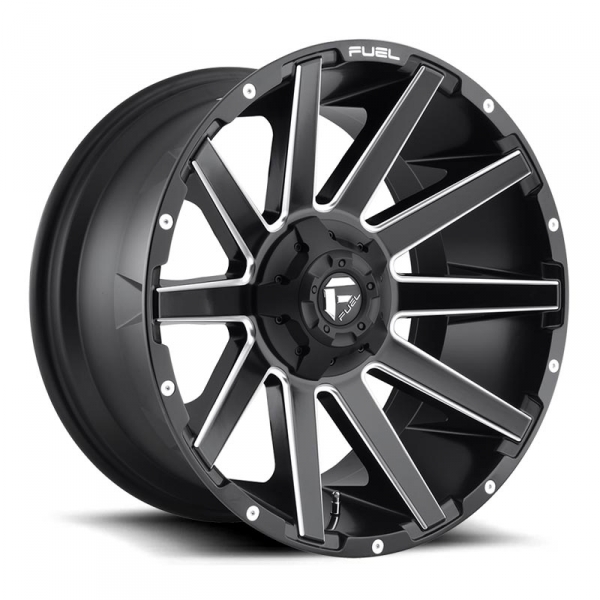 Fuel D61620901857 Contra D616 1-PC Wheel - Matte Black - Milled | XDP