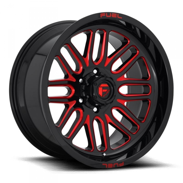 Fuel Ignite D663 1-PC Wheel - Gloss Black - Candy Red | XDP