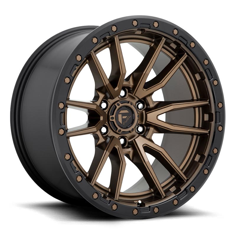 Fuel D68120908957 Rebel D681 1-PC Wheel - Bronze - Black Lip | XDP
