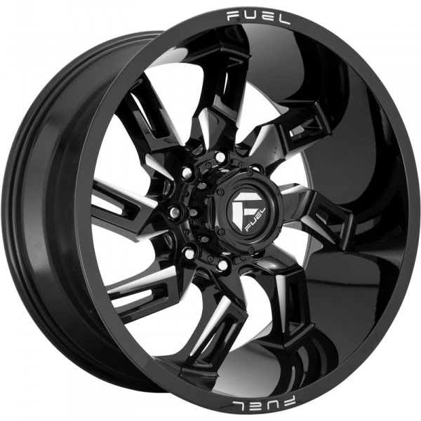 Image 1 for Fuel Lockdown D747 1-PC Wheel - Gloss Black - Milled