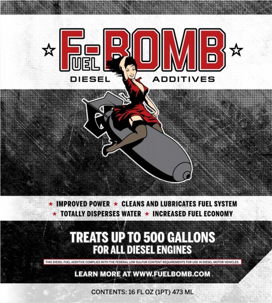 F-Bomb FB-001 Diesel Fuel Additive By Fuel Bomb