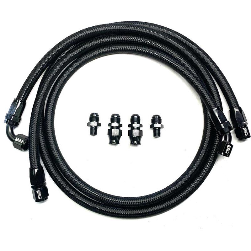 Full Send Diesel FSD10B Braided Transmission Line Kit XDP