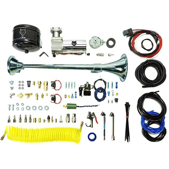 Pacbrake HP10238 Premium Large Single Air Horn Kit XDP
