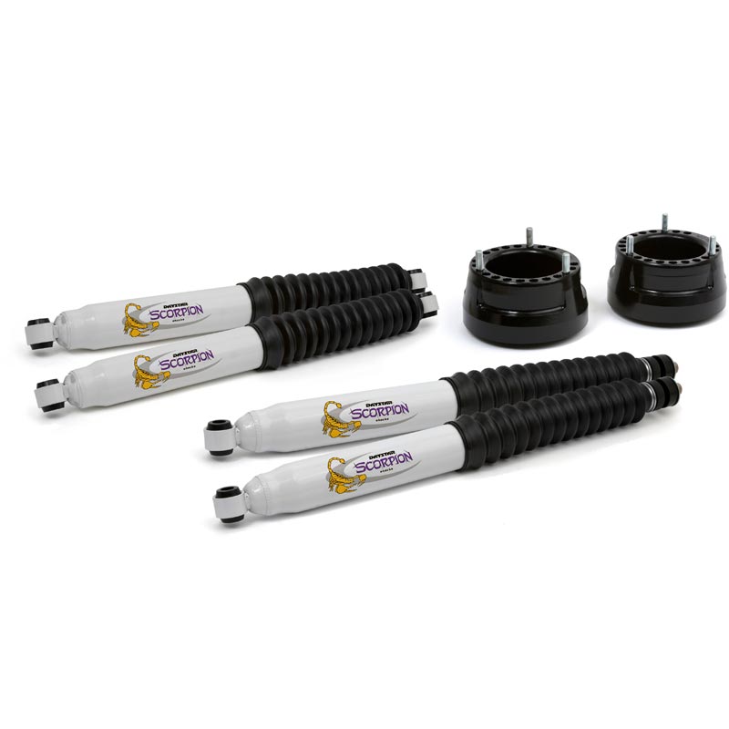 Daystar KC09118BK Comfort Ride 2" Leveling Kit With Shocks XDP