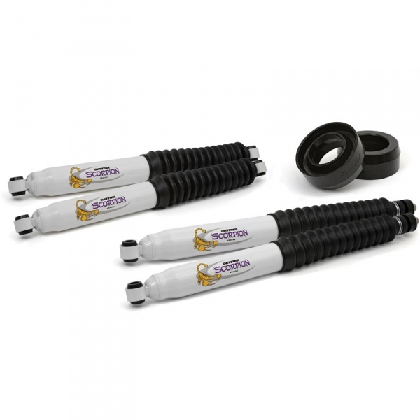 Daystar Kc09121bk Comfort Ride 2 5 Leveling Kit With Shocks