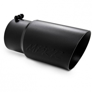 5" INLET 6" OUTLET 18" LONG FLAT BLACK DIESEL EXHAUST TIP FORD POWERSTROKE 7.3L