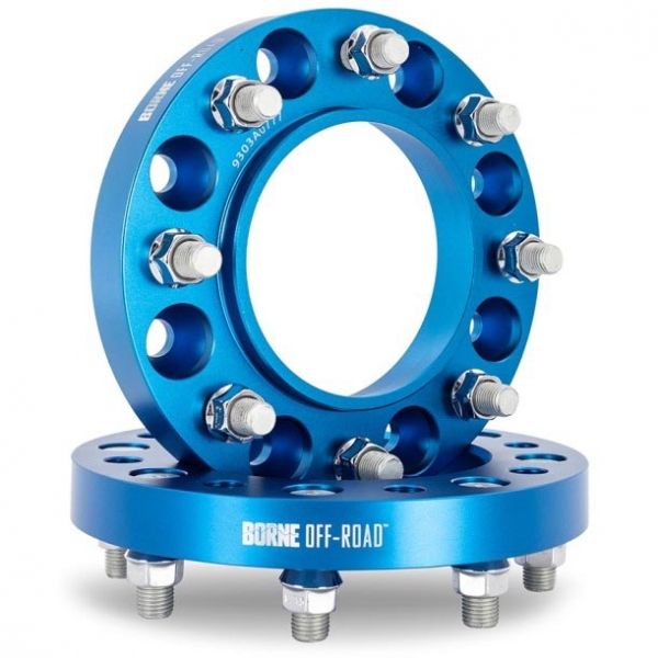 Image 1 for Borne Off-Road BNWS-002-381BL Blue 1.5" Wheel Spacers 8x170 (Pair)