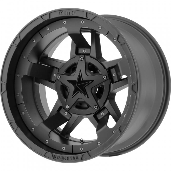 XD Series by KMC XD827 Rockstar III 1-PC Wheel - Matte Black XD Series by KMC XD827 Rockstar III 1-PC Wheel - Matte Black