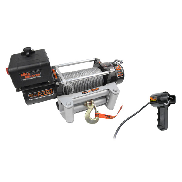 Image 1 for Mile Marker 77-50141 SEC8 Winch With Steel Cable