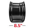 8.5"