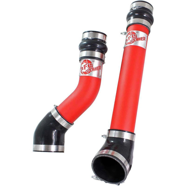 aFe 46-20067-R BladeRunner 3-1/2 IN Aluminum Cold Charge Pipe Red main image 1
