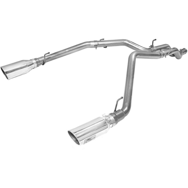 Image 1 for AFE 49-42045 MACH Force XP Dual 3" Filter-Back Exhaust System