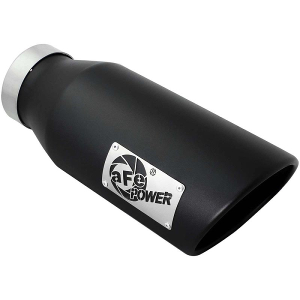 Image 1 for AFE 49T40601-B15 Black Exhaust Tip
