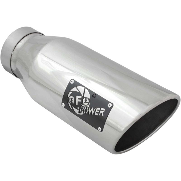 Image 1 for AFE 49T40601-P15 6" Polished Exhaust Tip (Right Side Logo)
