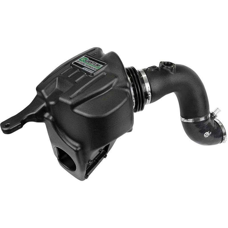 aFe Quantum Pro DRY S Cold Air Intake System 08-10 GM/Chevy Duramax V8-6.6L LMM - Dry main image 0