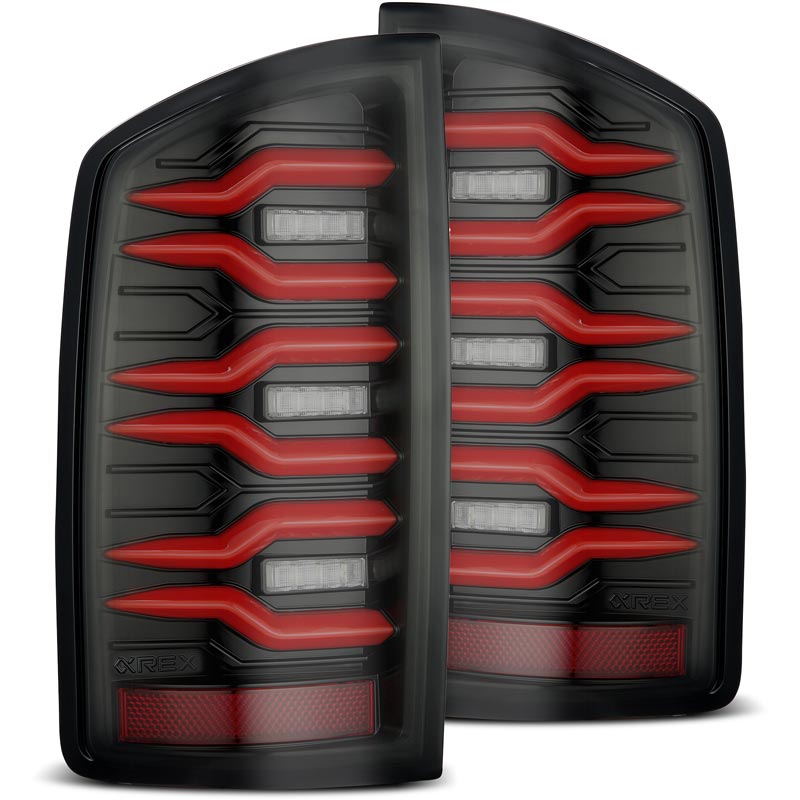 AlphaRex 641030 LUXX-Series Black/Red LED Tail Lights | XDP