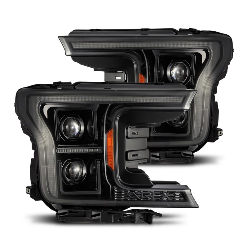 AlphaRex 880251 LUXXSeries AlphaBlack LED Projector Headlights XDP
