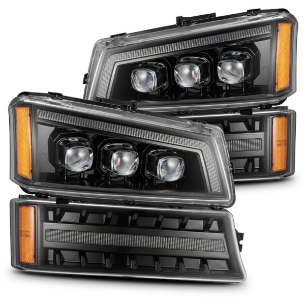 Image 1 for AlphaRex 880254 NOVA-Series Alpha-Black LED Projector Headlights