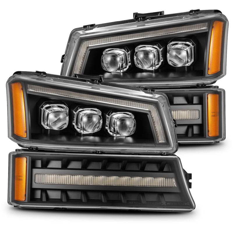 AlphaRex 880256 NOVA-Series Black LED Projector Headlights | XDP