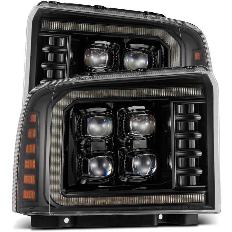 AlphaRex 880318 NOVA-Series Alpha-Black LED Projector Headlights | XDP