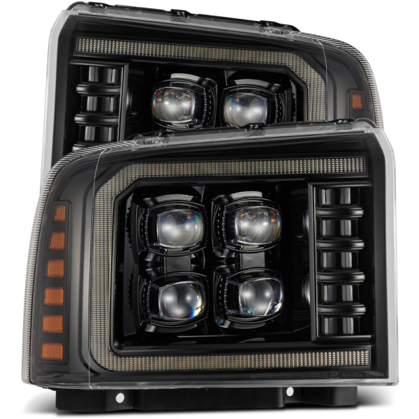 AlphaRex 880318 NOVA-Series Alpha-Black LED Projector Headlights | XDP
