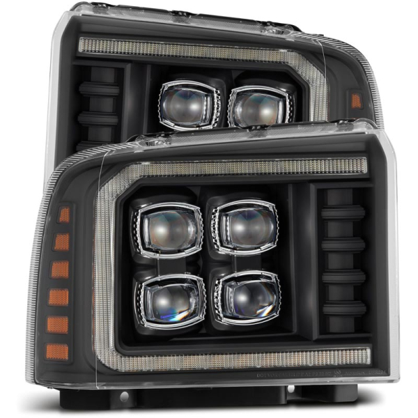 AlphaRex 880319 NOVA-Series Black LED Projector Headlights | XDP