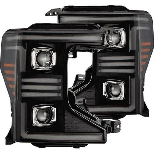AlphaRex PRO-Series Halogen Projector Headlights Alpha-Black | Toyota 4Runner (10-13) (880754)