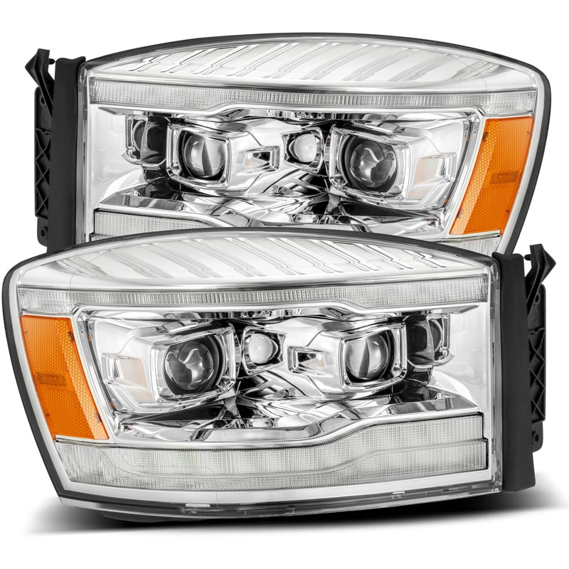 AlphaRex 880534 LUXX-Series Chrome LED Projector Headlights | XDP